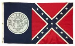 1956 Georgia State Flag 3×5 2-Ply Polyester -Flag Sales 2024 1956 georgia state flag 3x5 2 ply polyester