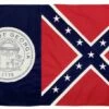 1956 Georgia State Flag 3×5 Sewn Cotton