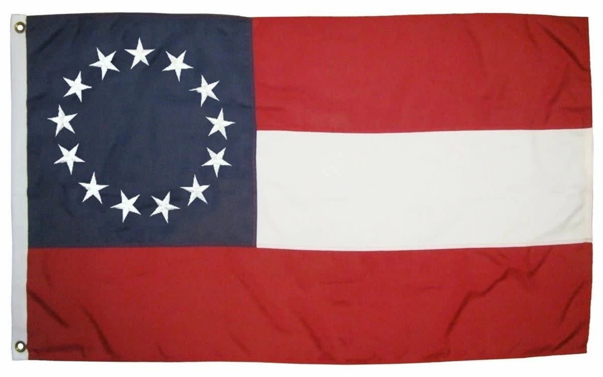 1st National Confederate 13 Star Flags – 2-Ply Polyester 3 1st National Confederate 13 Star Flags – 2-Ply Polyester