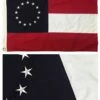 1st National Confederate 13 Star Flags – Sewn Cotton -Flag Sales 2024 1st national confederate 13 star flags sewn cotton