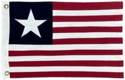 1st Texas Navy Flag 16″x 24″ Sewn Cotton