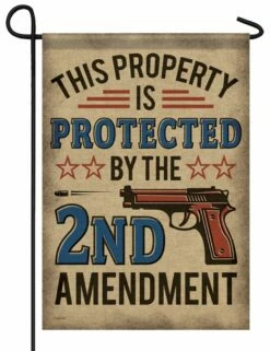 2nd Amendment Garden Flag