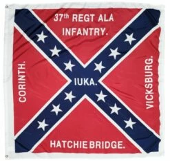 37th Alabama Infantry 52″x52″ Battle Flag