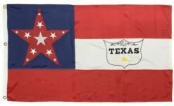 6th Texas Cavalry Battle Flag 3×5 2-Ply Polyester