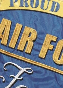 Air Force Family Double Applique Garden Flag