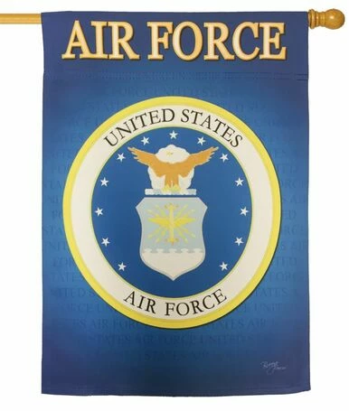 Air Force Seal Sublimated House Flag 3 Air Force Seal Sublimated House Flag