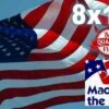 American Flag 2-Ply Polyester 8′ X 12′