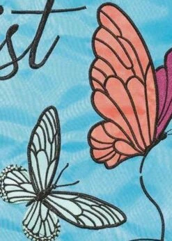 Anyone In Christ Double Applique Garden Flag