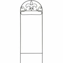 Arbor Style Fleur De Lis Garden Flagpole