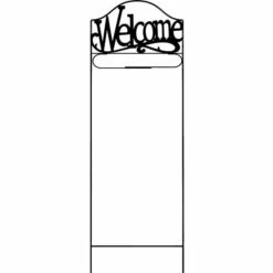 Arbor Style Welcome Garden Flagpole