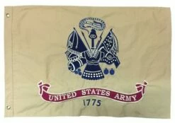 Army 2×3 Vintage Embroidered Cotton Flag