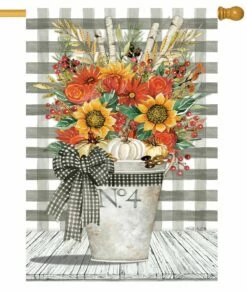Autumn Arrangement House Flag