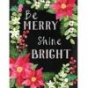 Be Merry Shine Bright House Flag -Flag Sales 2024 be merry shine bright house flag
