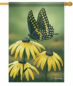 Black Swallowtail House Flag