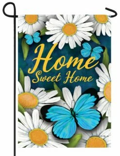 Blue Butterflies Garden Flag
