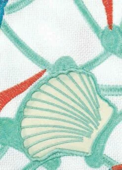 Blue Crab Double Applique House Flag