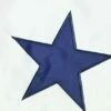 Blue Service Star Applique House Flag