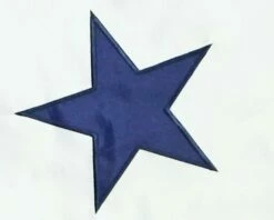 Blue Service Two Star Applique House Flag -Flag Sales 2024 blue service two star applique house flag detail 2