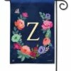 Boho Flowers Monogram Z Garden Flag -Flag Sales 2024 boho flowers monogram z garden flag