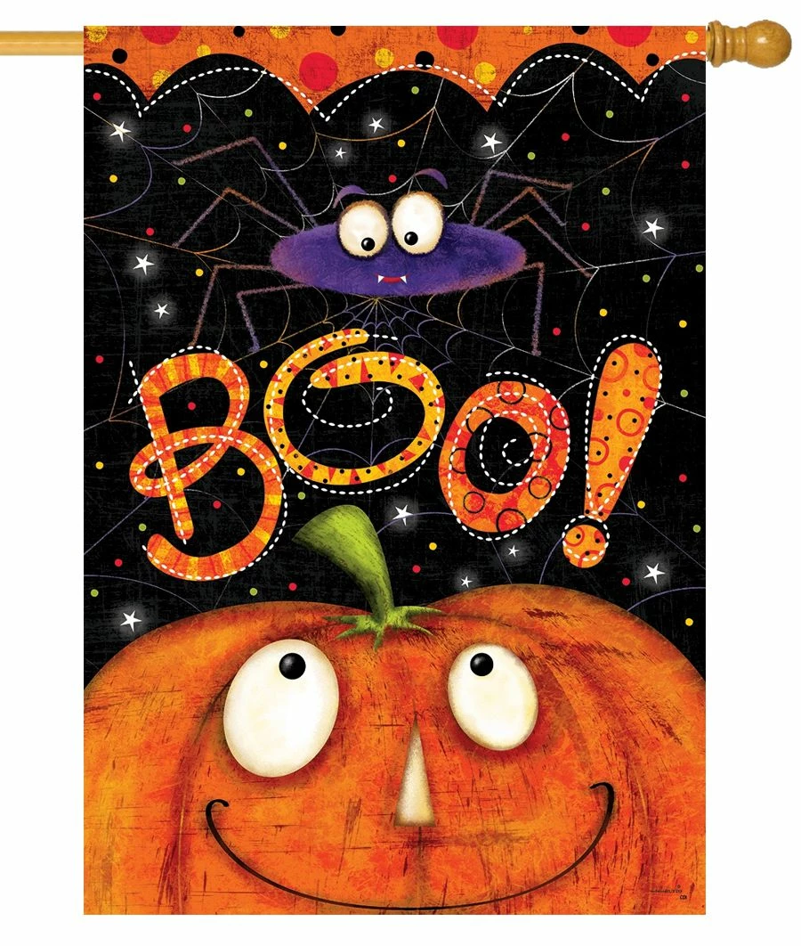Boo Spider House Flag 3 Boo Spider House Flag