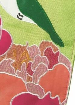 Front Page 13 Burlap Hummingbird And Peonies Decorative Garden Flag
