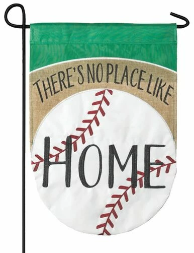 Burlap No Place Like Home Decorative Garden Flag 5 Burlap No Place Like Home Decorative Garden Flag - Image 3