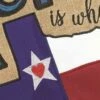 Burlap Texas Heart Home Double Applique House Flag -Flag Sales 2024 burlap texas heart home double applique house flag detail 1