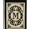 Cambridge Letter M Applique Monogram Garden Flag -Flag Sales 2024 cambridge letter m applique monogram garden flag