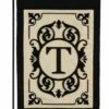 Cambridge Letter T Applique Monogram Garden Flag -Flag Sales 2024 cambridge letter t applique monogram garden flag