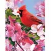 Cardinal Flowers House Flag -Flag Sales 2024 cardinal flowers house flag