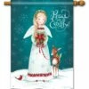Christmas Angel House Flag -Flag Sales 2024 christmas angel house flag