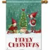 Christmas Elves House Flag -Flag Sales 2024 christmas elves house flag