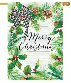 Christmas Greens House Flag