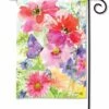 Cosmos Spring Mix Garden Flag -Flag Sales 2024 cosmos spring mix garden flag