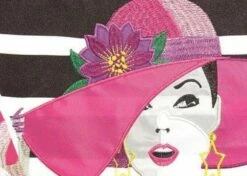 Derby Darling Double Applique Garden Flag