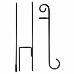 Easy Ship Curly 3 Piece Garden Flagpole