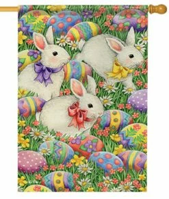 Egg Hunt House Flag