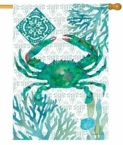 Elegant Crab House Flag