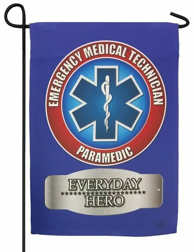 EMS Paramedic Sublimated Garden Flag 3 EMS Paramedic Sublimated Garden Flag