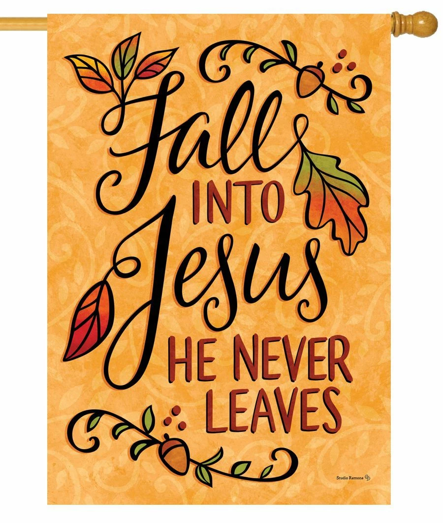 Fall Into Jesus House Flag 3 Fall Into Jesus House Flag
