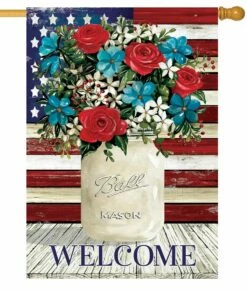 Flag Florals House Flag