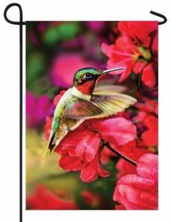 Floating Hummer Garden Flag