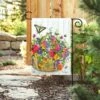 Flower Basket Garden Flag -Flag Sales 2024 flower basket garden flag live