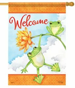 Frog Fun House Flag