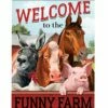 Funny Farm House Flag