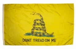Gadsden Don’t Tread On Me Flag Printed Polyester Double Sided 3′ X 5′