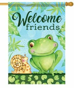 Garden Friends House Flag