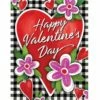 Gingham Valentine House Flag -Flag Sales 2024 gingham valentine house flag