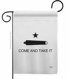 Gonzales Come And Take It Sublimated Garden Flag