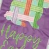 Happy Easter Printed Applique House Flag -Flag Sales 2024 happy easter printed applique house flag detail 1